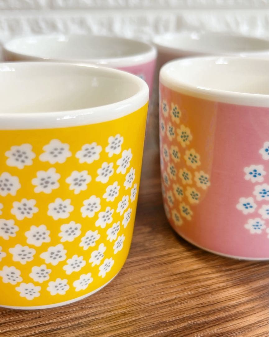 marimekko 花柄カップ 4個セット
