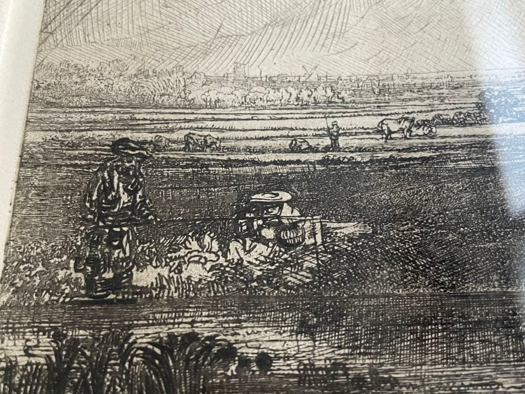 Amand Durand による復刻　レンブラント・ファン・レイン「3本の木」