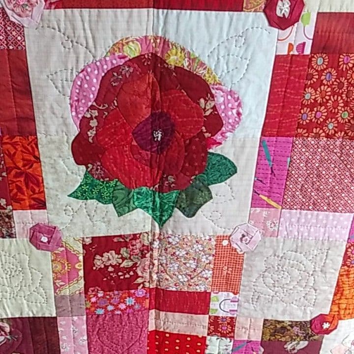 花模様　タペストリー