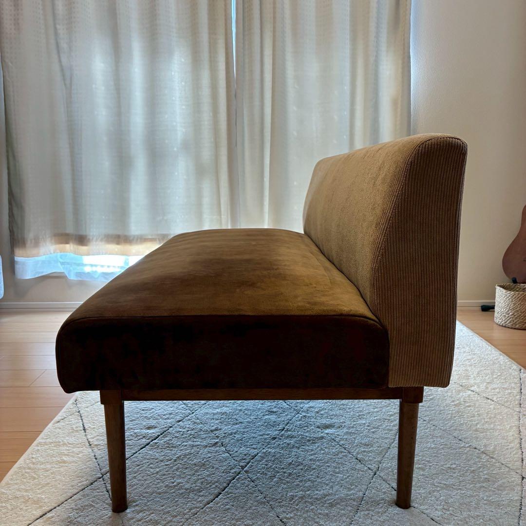 【美品♪】北欧風 2.5人掛けソファー クッション付き【横浜市青葉区手渡し限定】