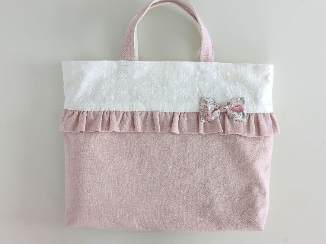 ハンドメイド入園入学セット　レッスンバック　お着替え袋　上靴袋　給食袋