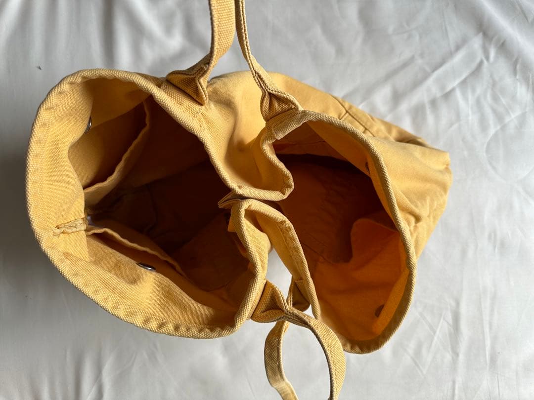 Lands' End イエローキャンバストートバッグ