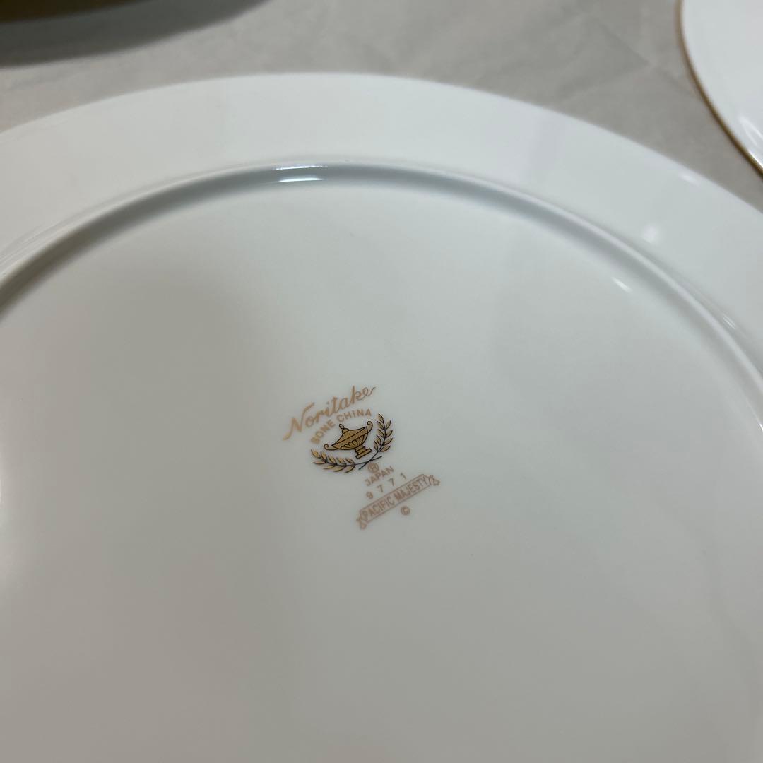 ノリタケ 金縁皿 6枚セット　直径28cm