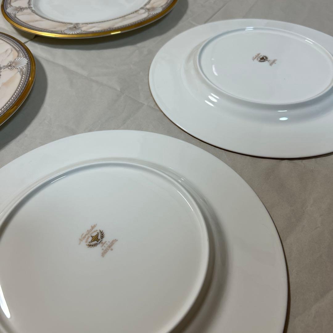 ノリタケ 金縁皿 6枚セット　直径28cm