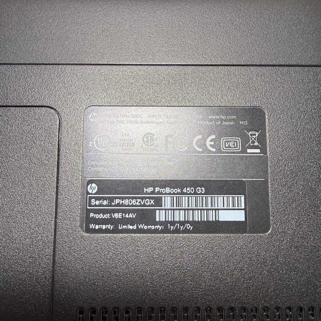 コスパ良品 HP ノートパソコン Windows11 i7 新品SSD カメラ