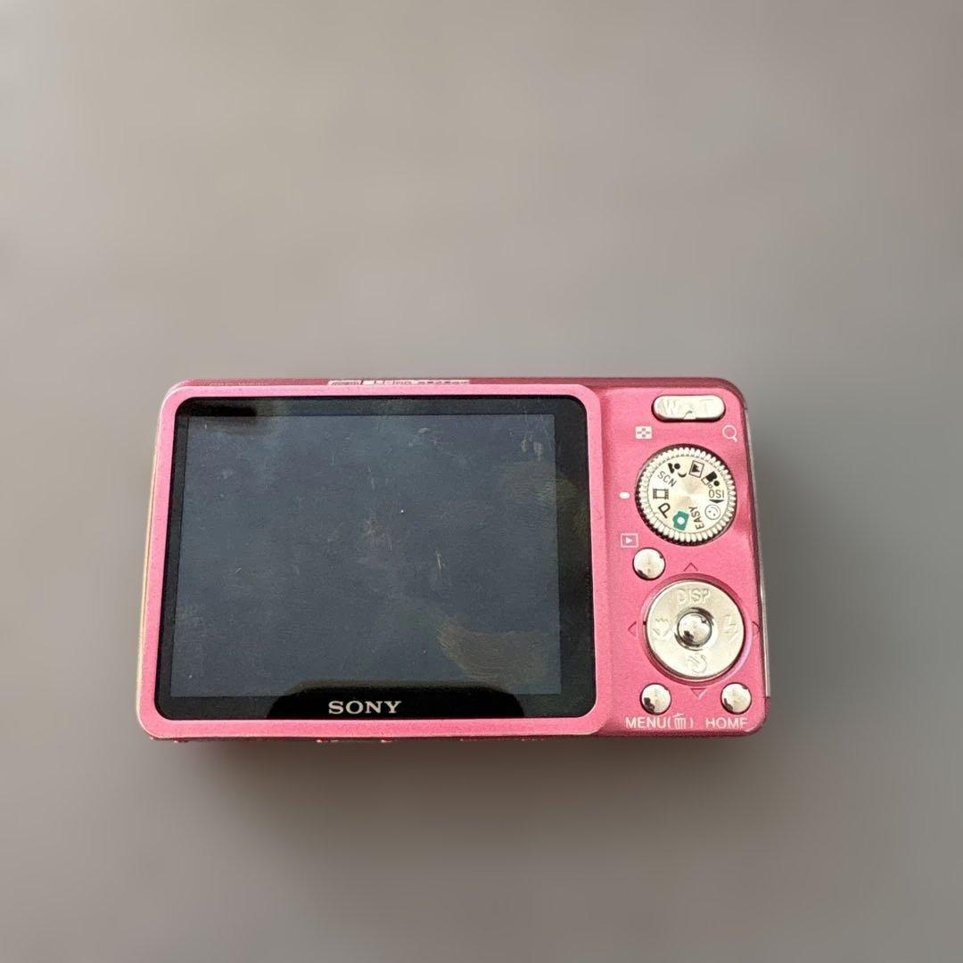 動作未確認 Sony Cyber-shot 12.1 DSC-W220 ピンク