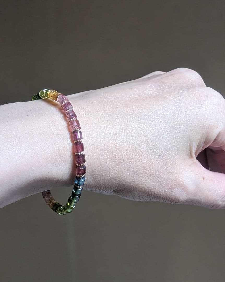 高品質透明感艶美可愛いマルチカラートルマリンデザブレ