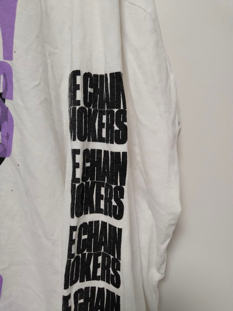 THE CHAIN SMOKERS プリントTシャツ　チェイン