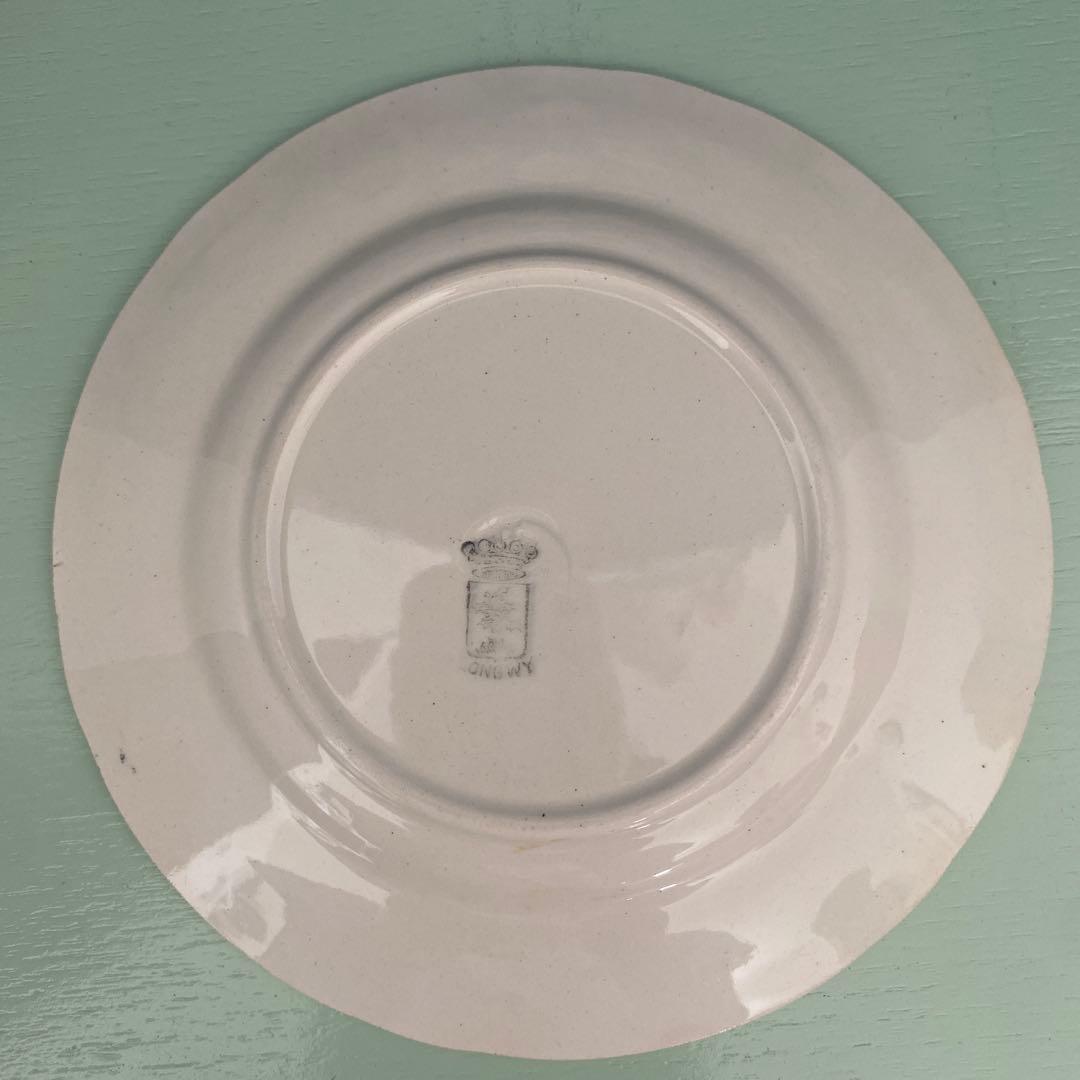 フランスアンティークLongwy ロンウィ プレートチェリー【C】