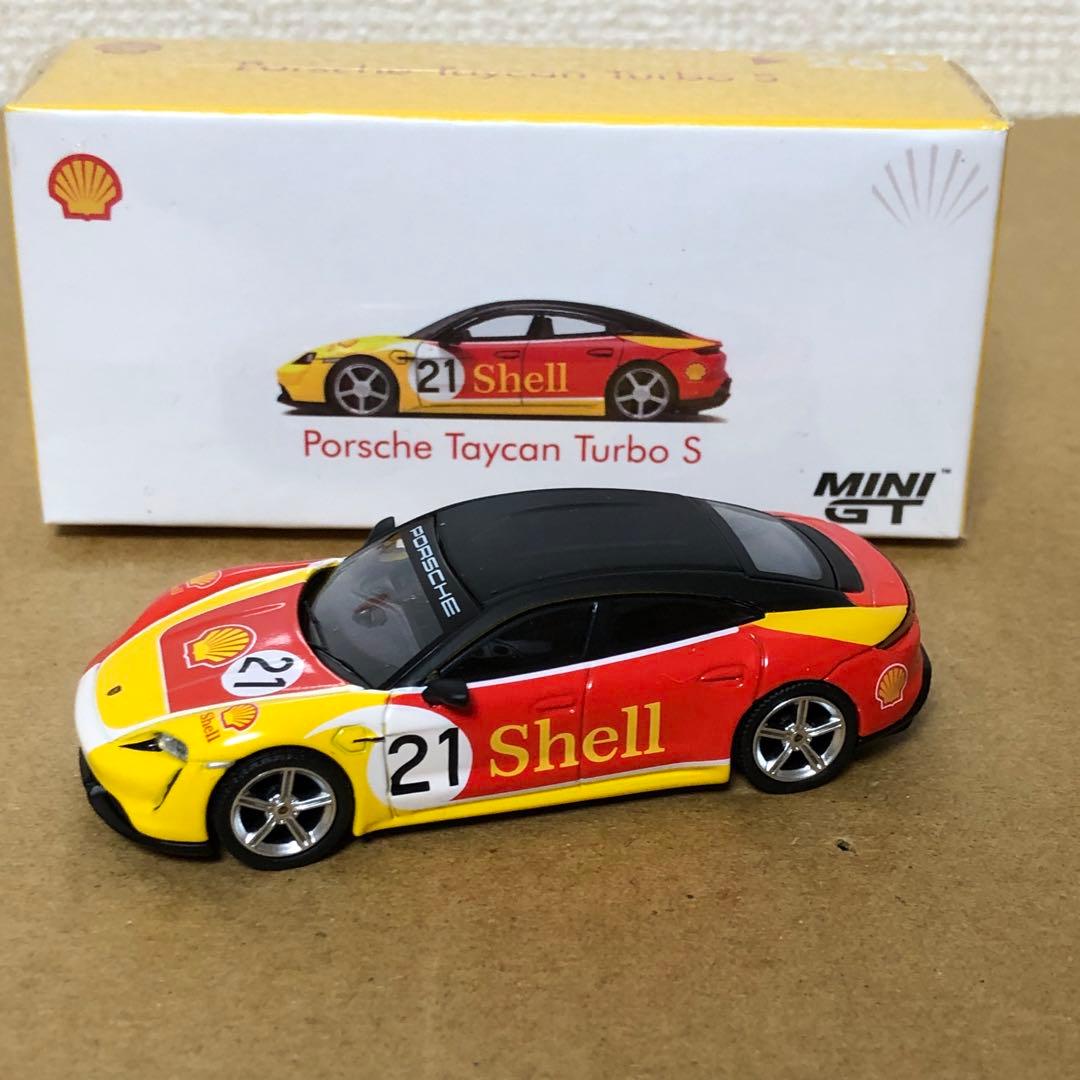 MINI GT X TINY　ポルシェ タイカン ターボ S　 SHELL