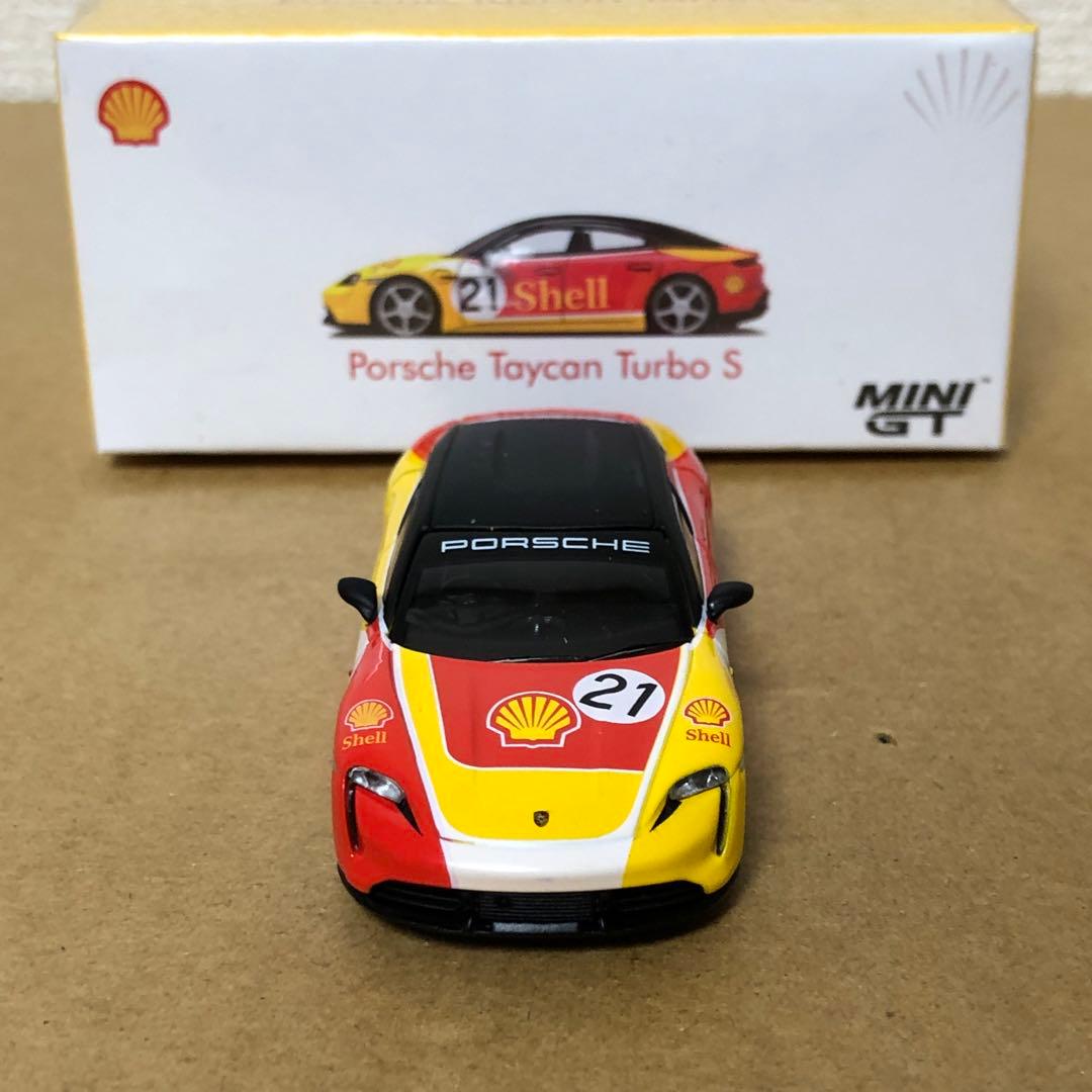 MINI GT X TINY　ポルシェ タイカン ターボ S　 SHELL