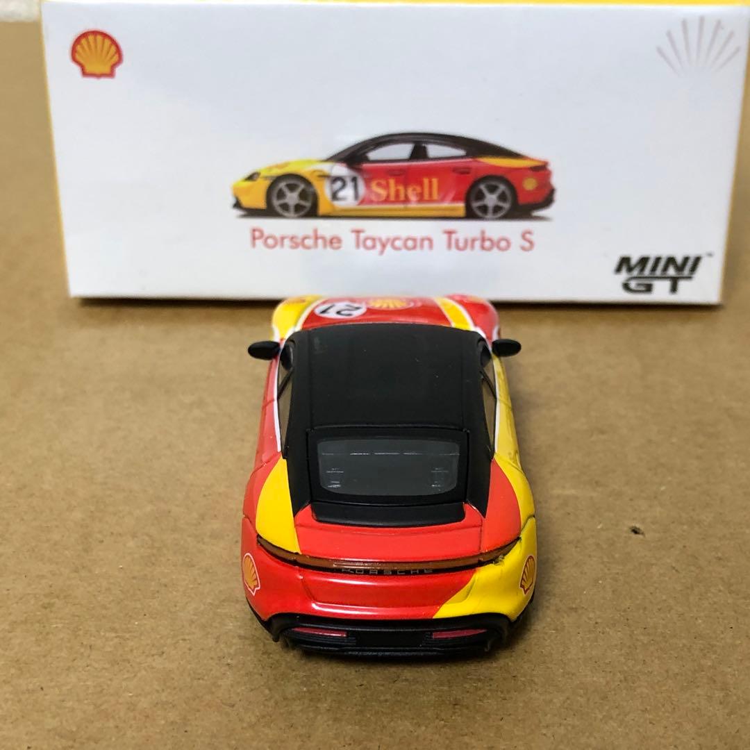 MINI GT X TINY　ポルシェ タイカン ターボ S　 SHELL