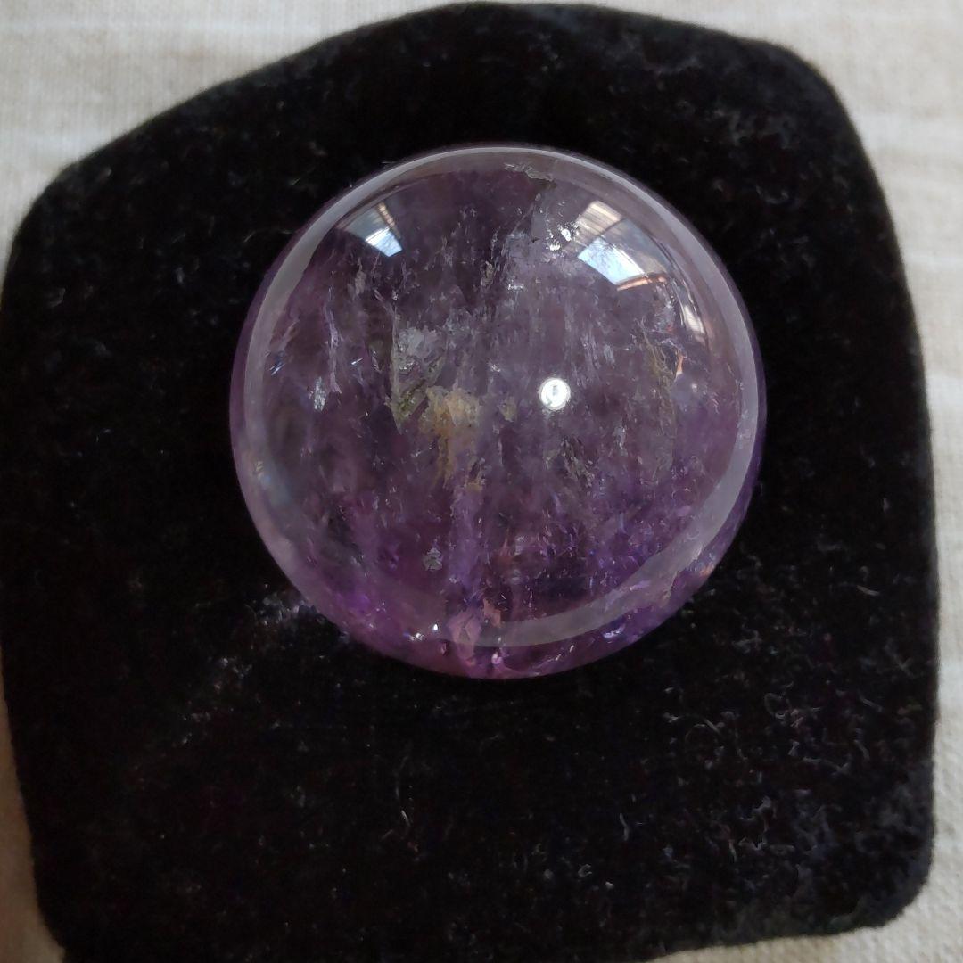 一面アイリス　アメジスト　スフィア　丸玉