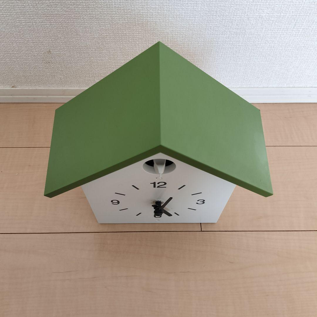 【SALE】無印良品 鳩時計・大・掛置時計・グリーン
