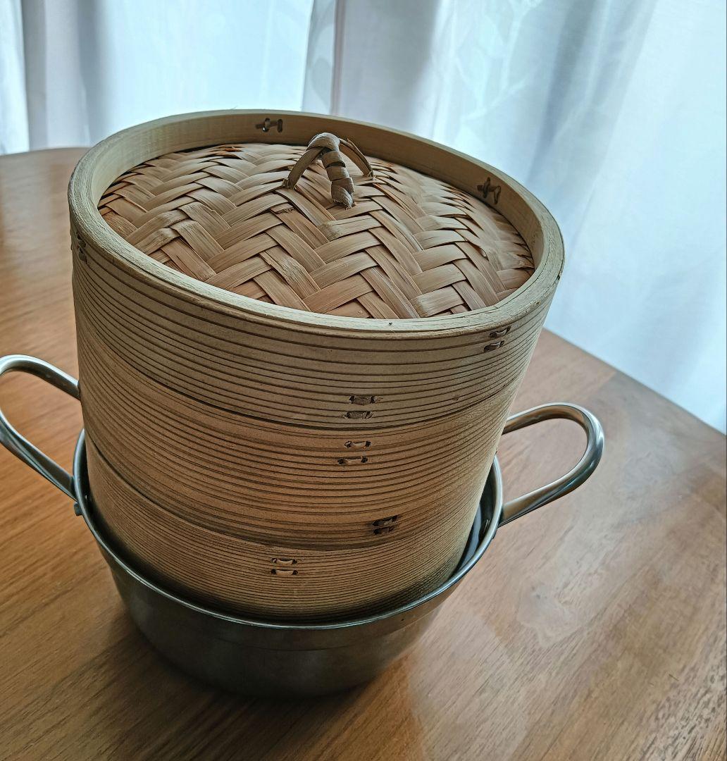 日々道具 奥田金物 蒸籠 せいろ 蒸し器 かごや 18cm 籠屋 家事問屋