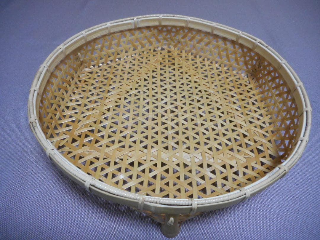 【竹細工】きなあず　小鉢かご＆ざる