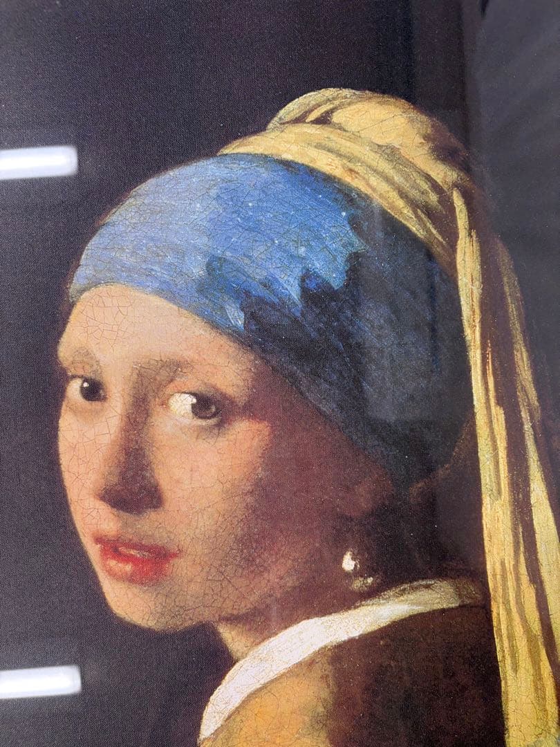フェルメール　真珠の耳飾りの少女　青いターバンの少女　絵画　西洋絵画