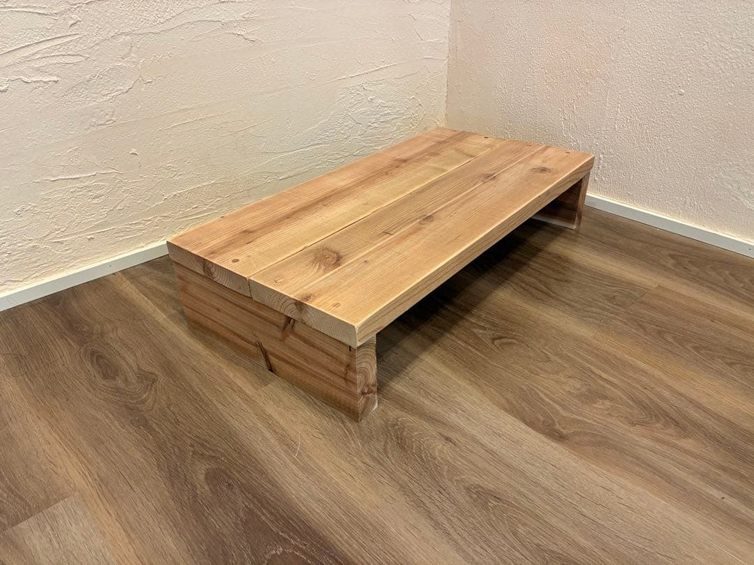 杉 無垢材 玄関　テレビ台、飾り棚、踏み台 幅60㌢　ヴィンテージ風