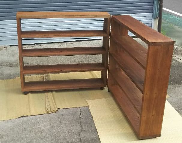 ラック 本棚 ハンドメイド アイアン 本棚 CD 折りたたみ