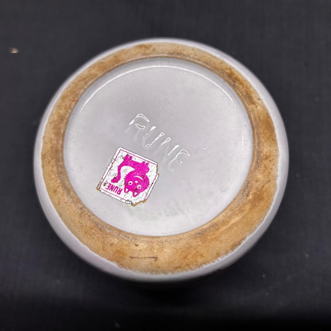 ▽Fb左1099 内藤ルネ 陶器製 キャニスター パンダ 置物 2点まとめ