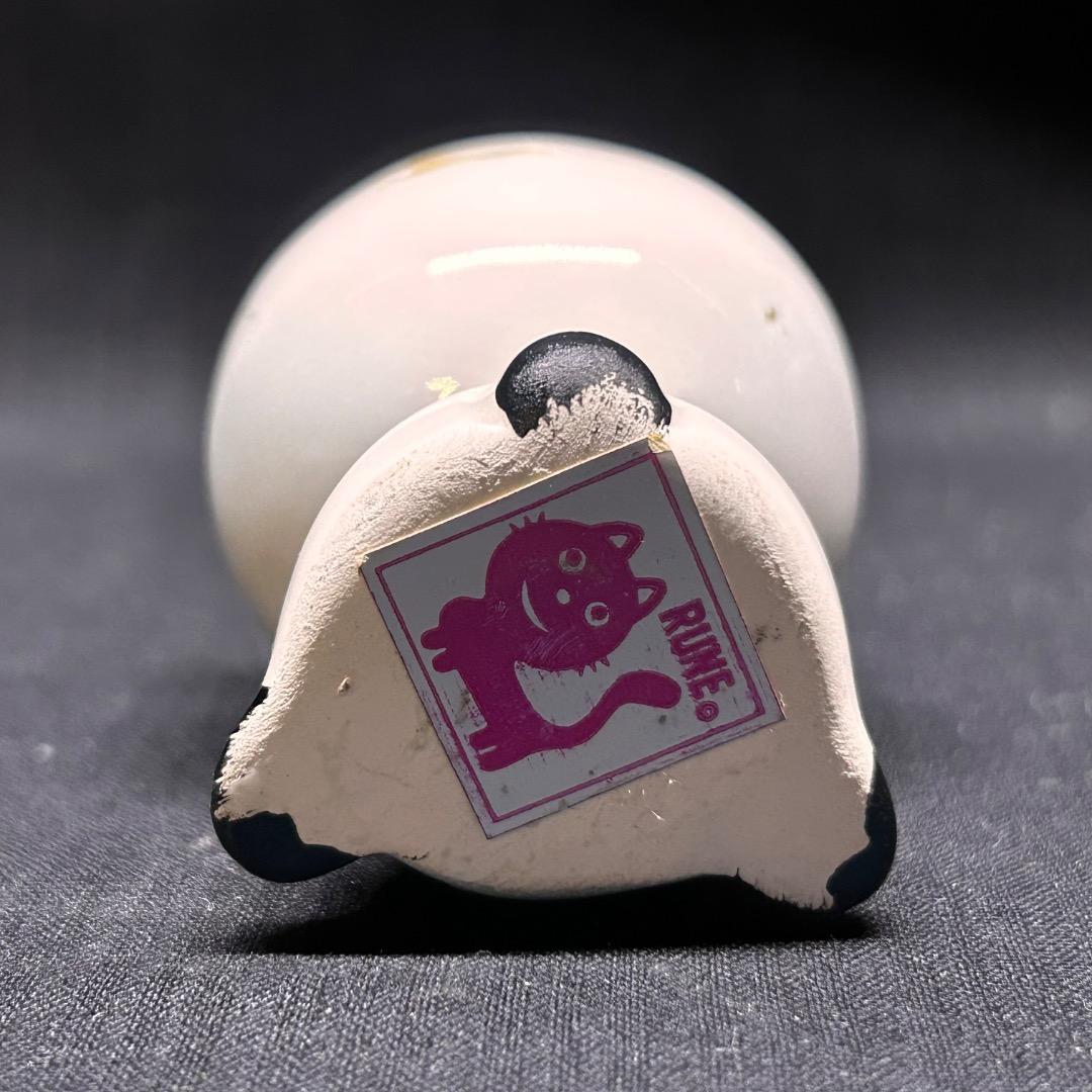 ▽Fb左1099 内藤ルネ 陶器製 キャニスター パンダ 置物 2点まとめ