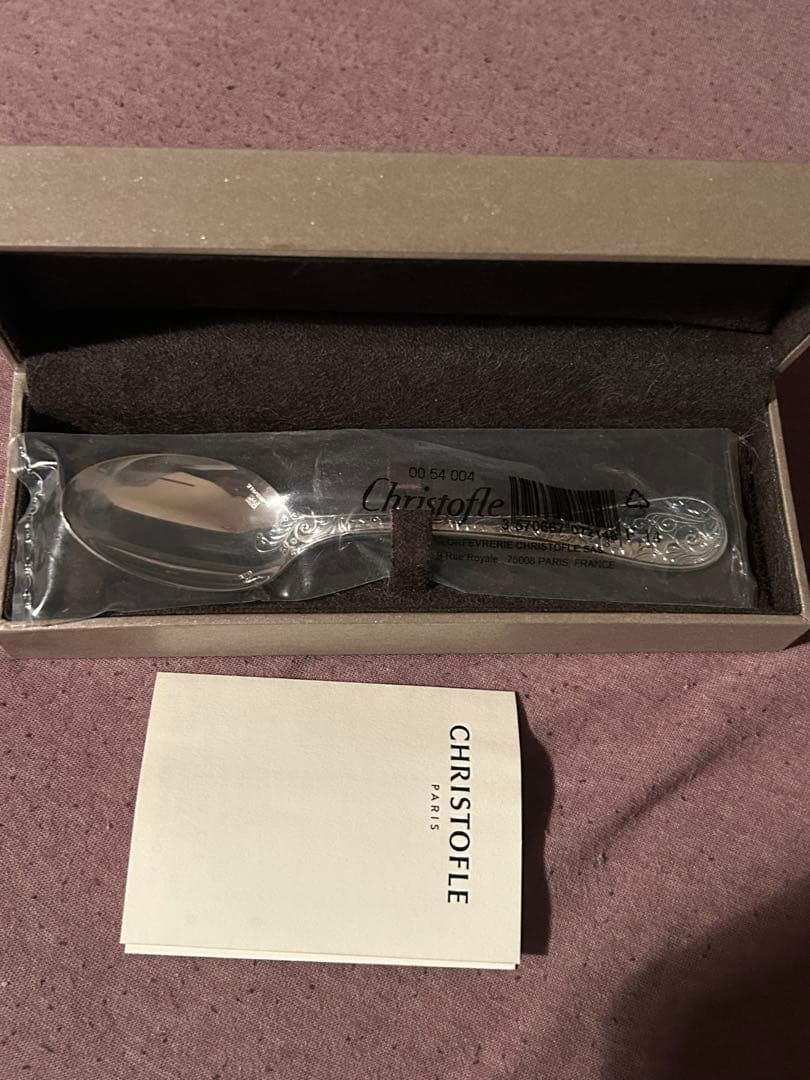 Christofle 装飾スプーン 未使用