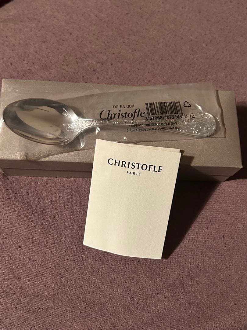 Christofle 装飾スプーン 未使用
