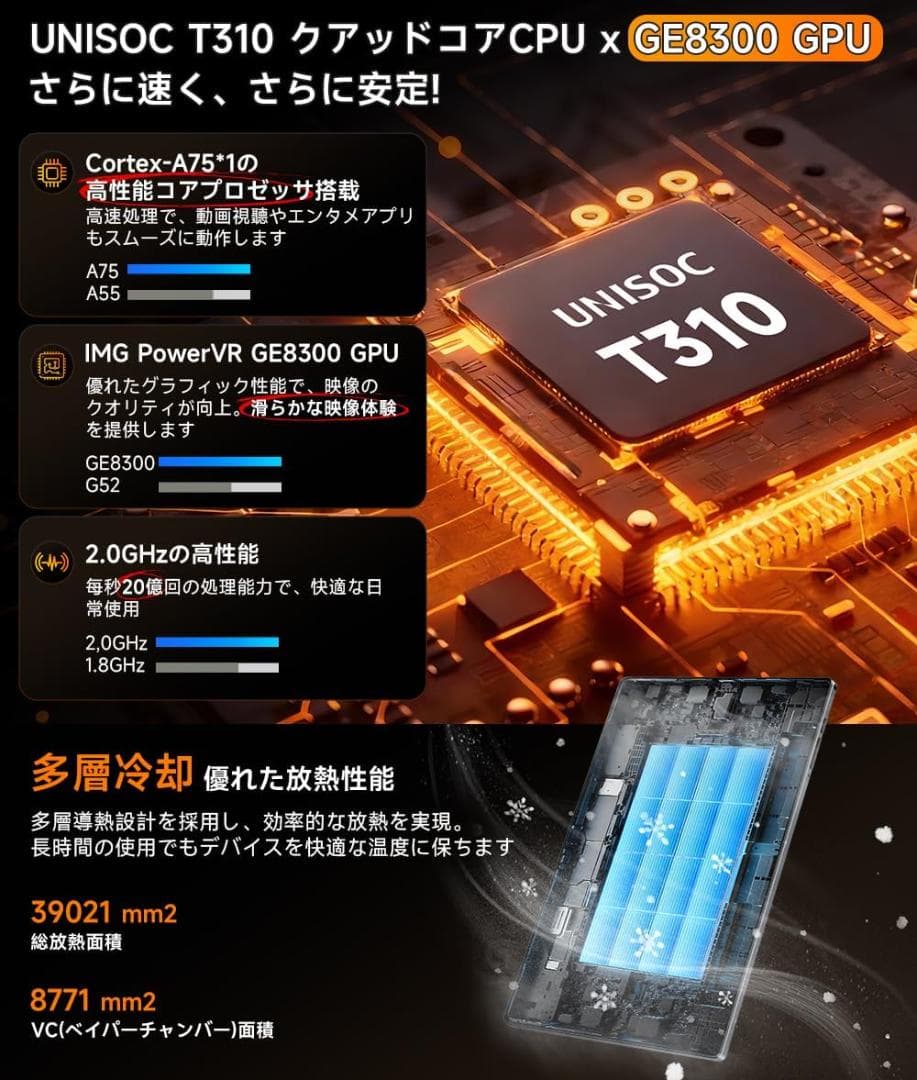 タブレット Android 16 タブレット 10インチ wi-fiモデル