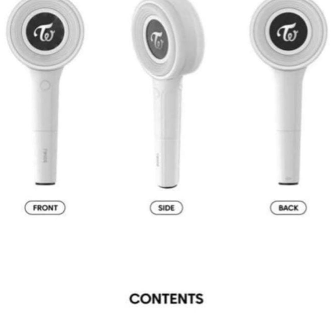 TWICE ペンライト♾️ ネームタグキーホルダー2個付き メンバーランダム