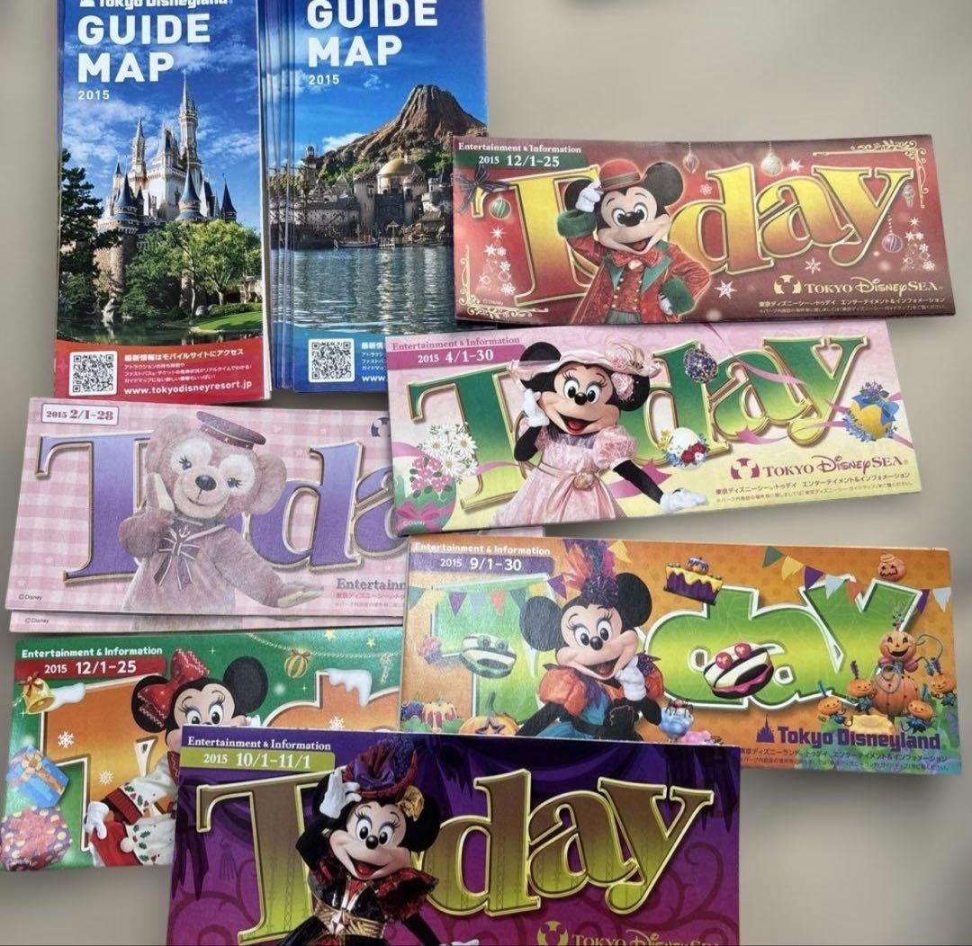 東京ディズニー Today / ガイドマップ 大量まとめ売り 約250冊