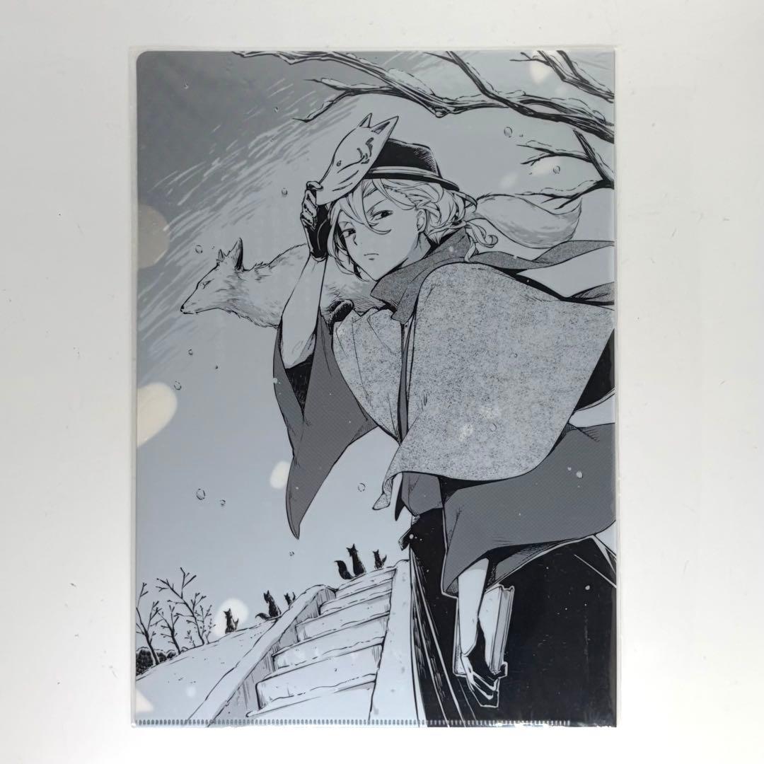 文豪ストレイドッグス 中原中也記念館 缶バッジ 2個　クリアファイル 2枚 他