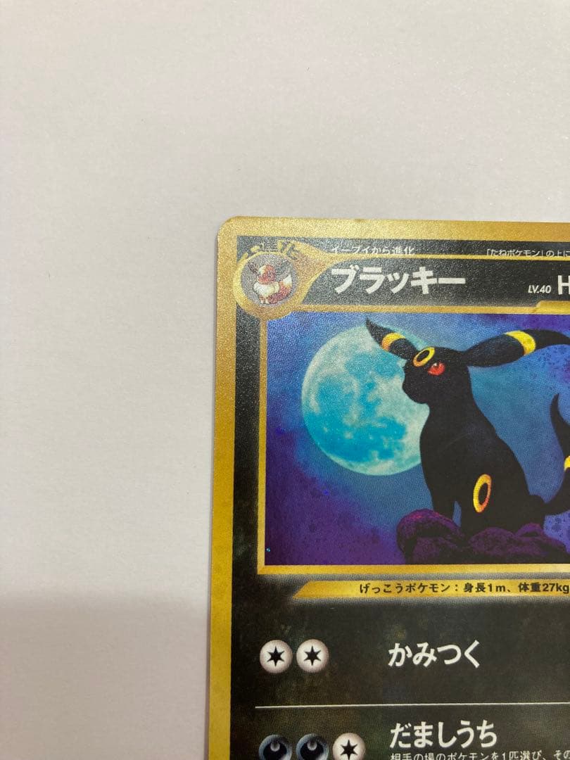 ブラッキー　No.197 旧裏　ポケモンカード　ポケカ　プレイ未使用