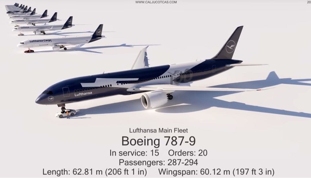 ルフトハンザ 100周年 1/200 合金製 B787-9 コレクタブルBOX
