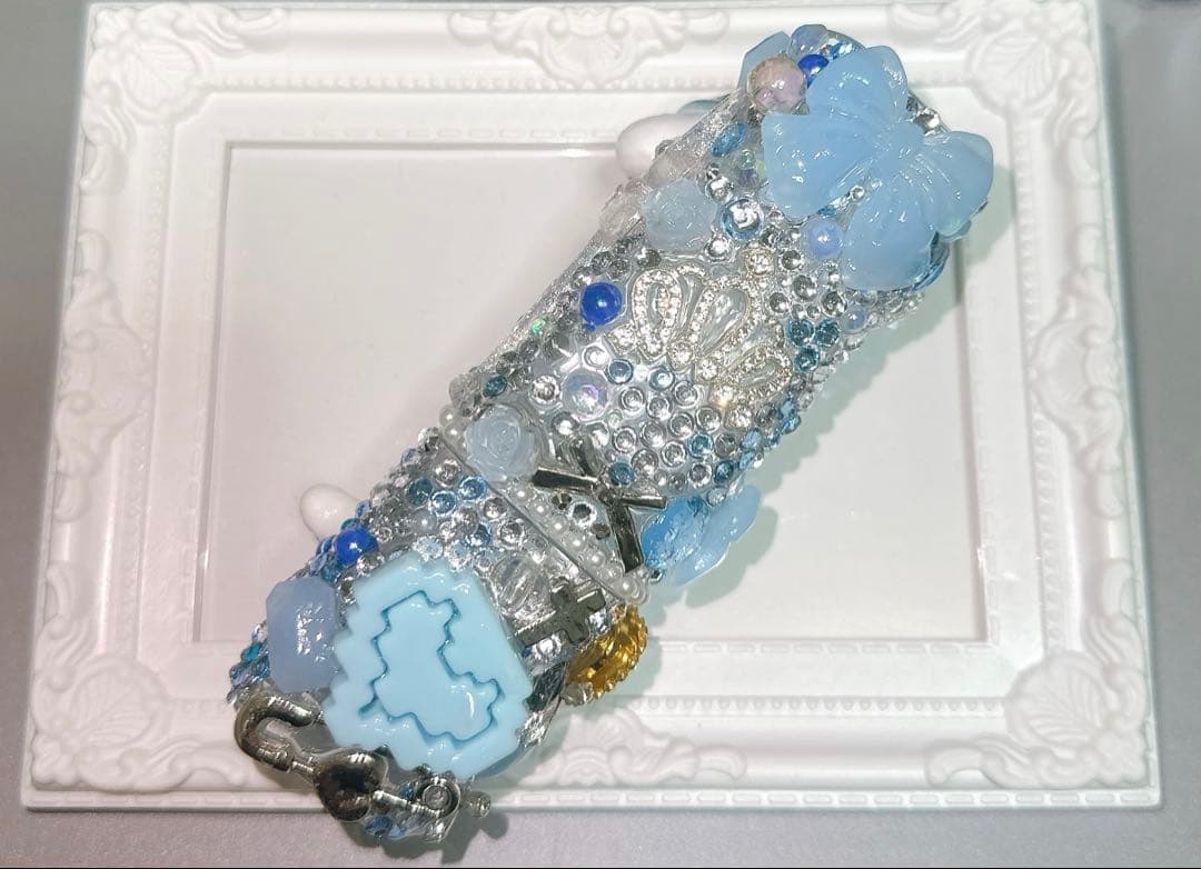 iQOSイルマワンケース デコケース iQOSケースデコ　水色