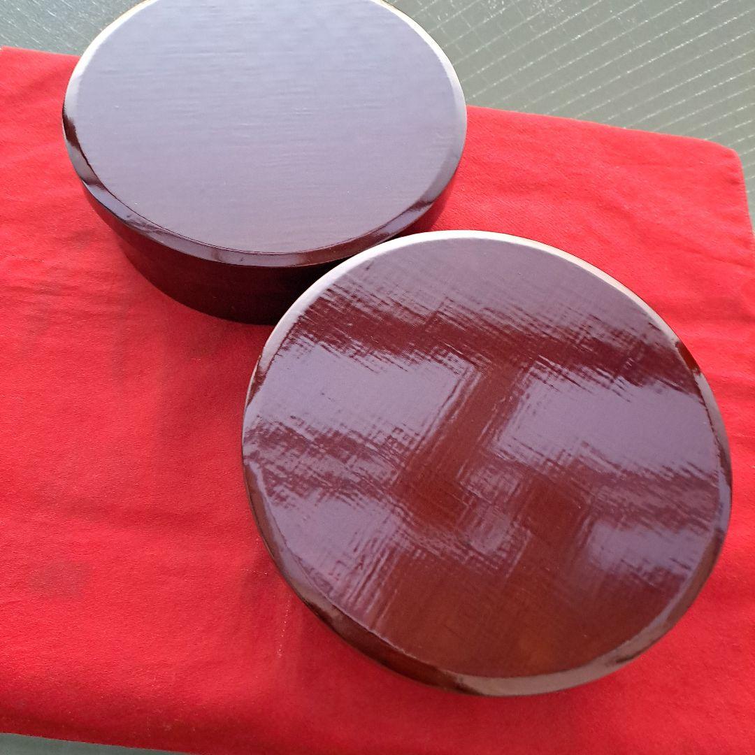 【懐石道具　幕の内弁当箱×2客】天然木製　寿司桶、散らし寿司　曲げ細工　在庫あり