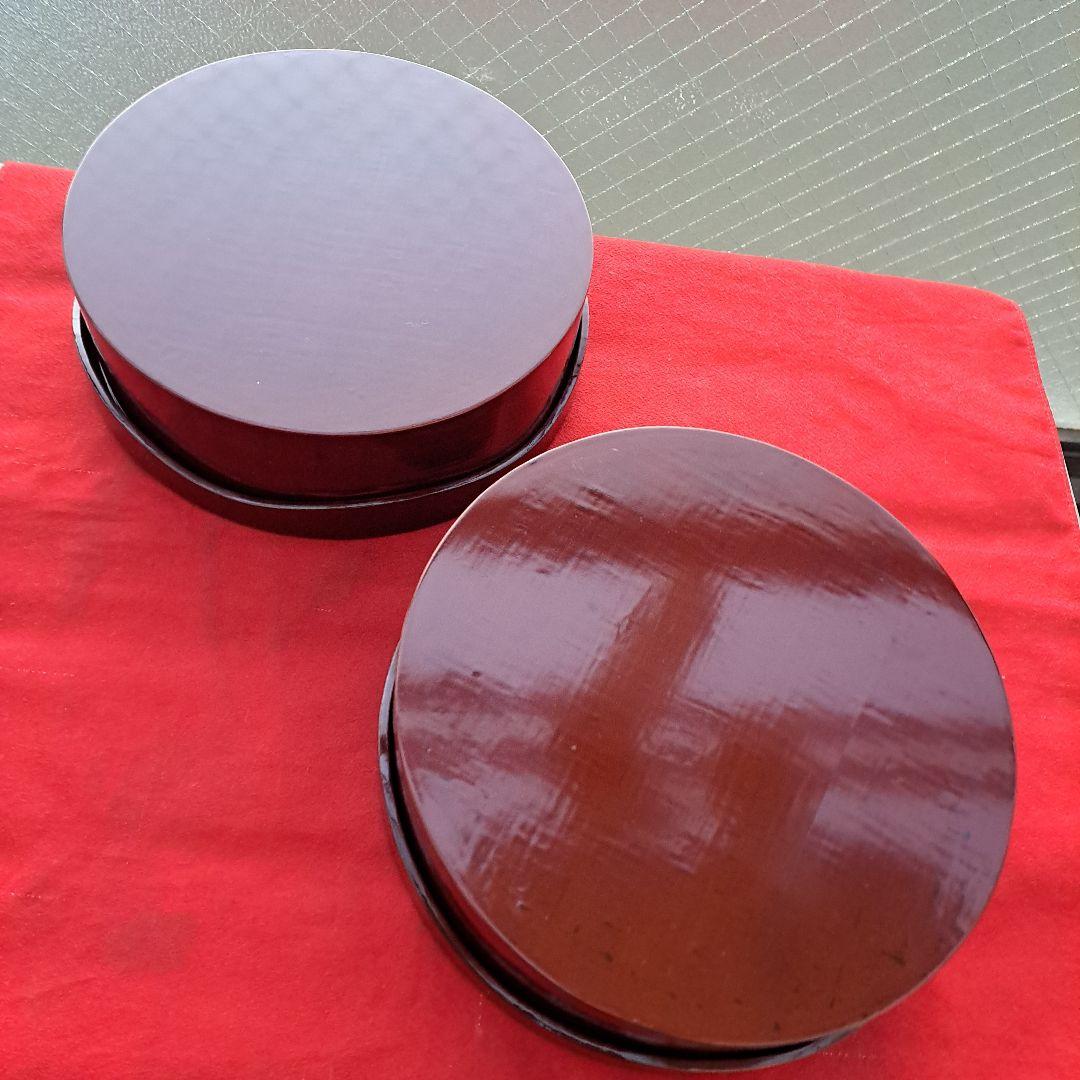 【懐石道具　幕の内弁当箱×2客】天然木製　寿司桶、散らし寿司　曲げ細工　在庫あり