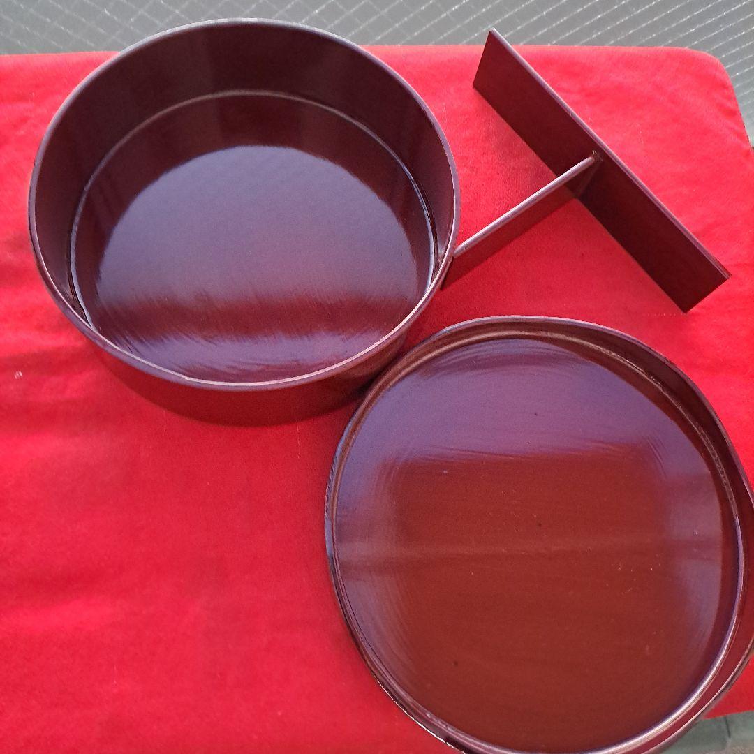 【懐石道具　幕の内弁当箱×2客】天然木製　寿司桶、散らし寿司　曲げ細工　在庫あり