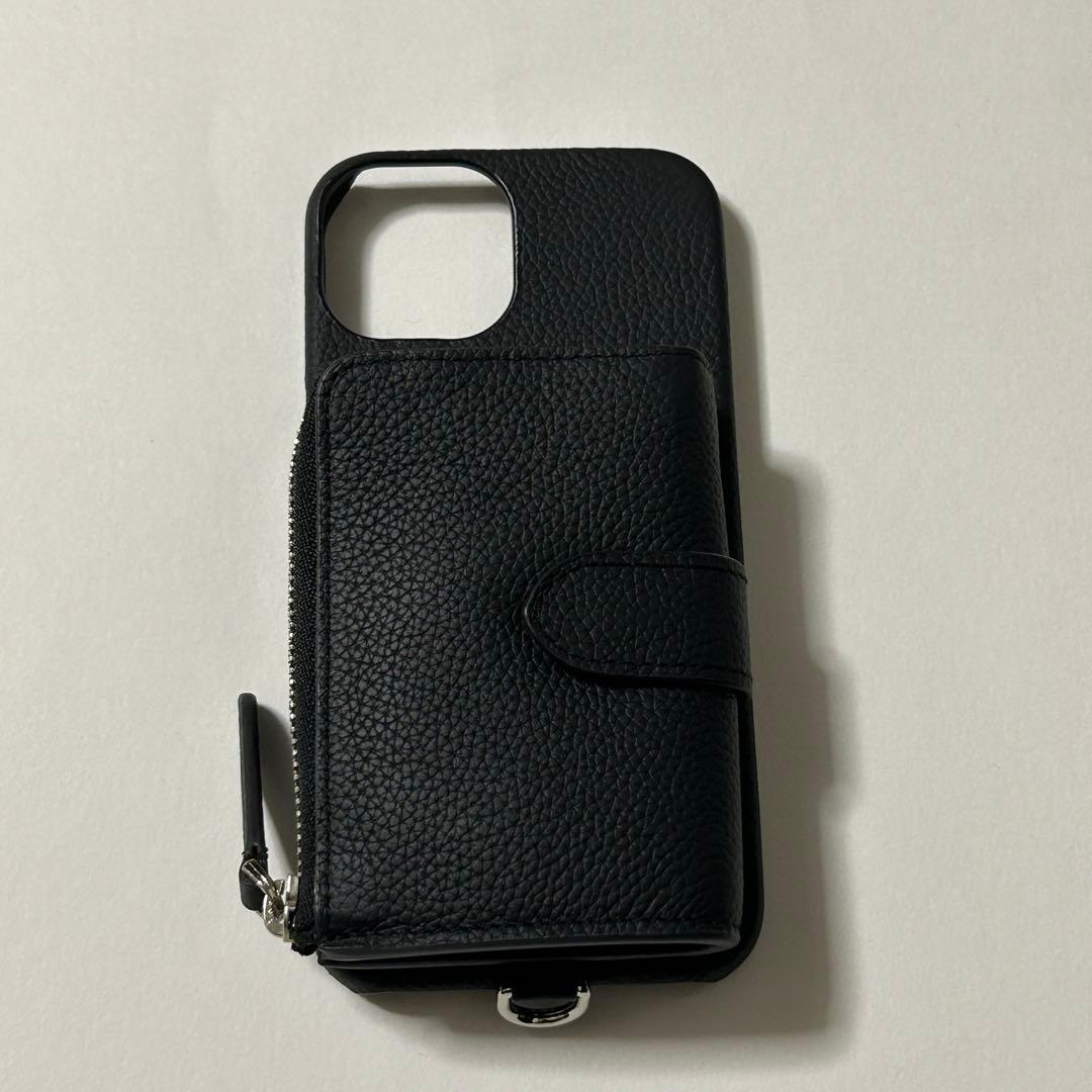 【新品】デミュウDEMIU スマホケース ブラック iPhone14/16e