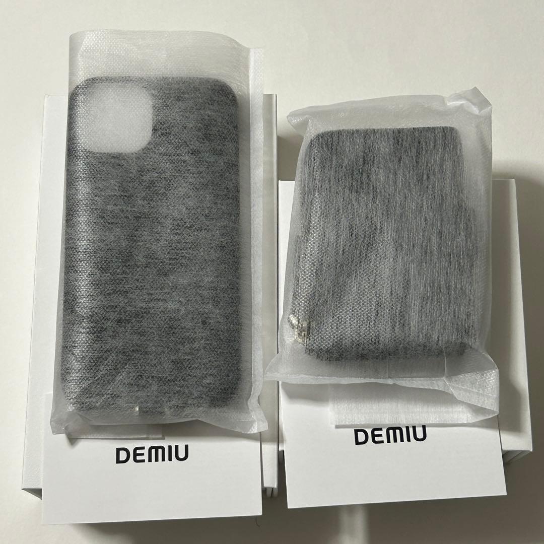 【新品】デミュウDEMIU スマホケース ブラック iPhone14/16e