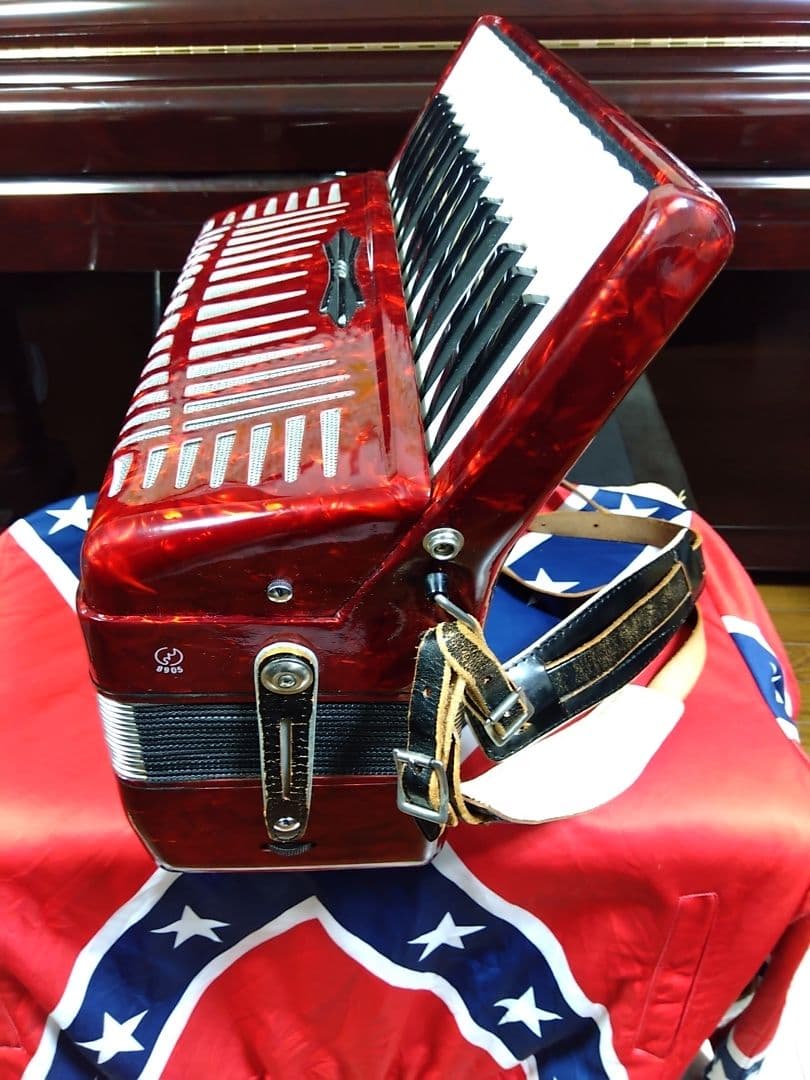 【動作品大幅なメンテ完了品】YAMAHA YA-21アコーディオン