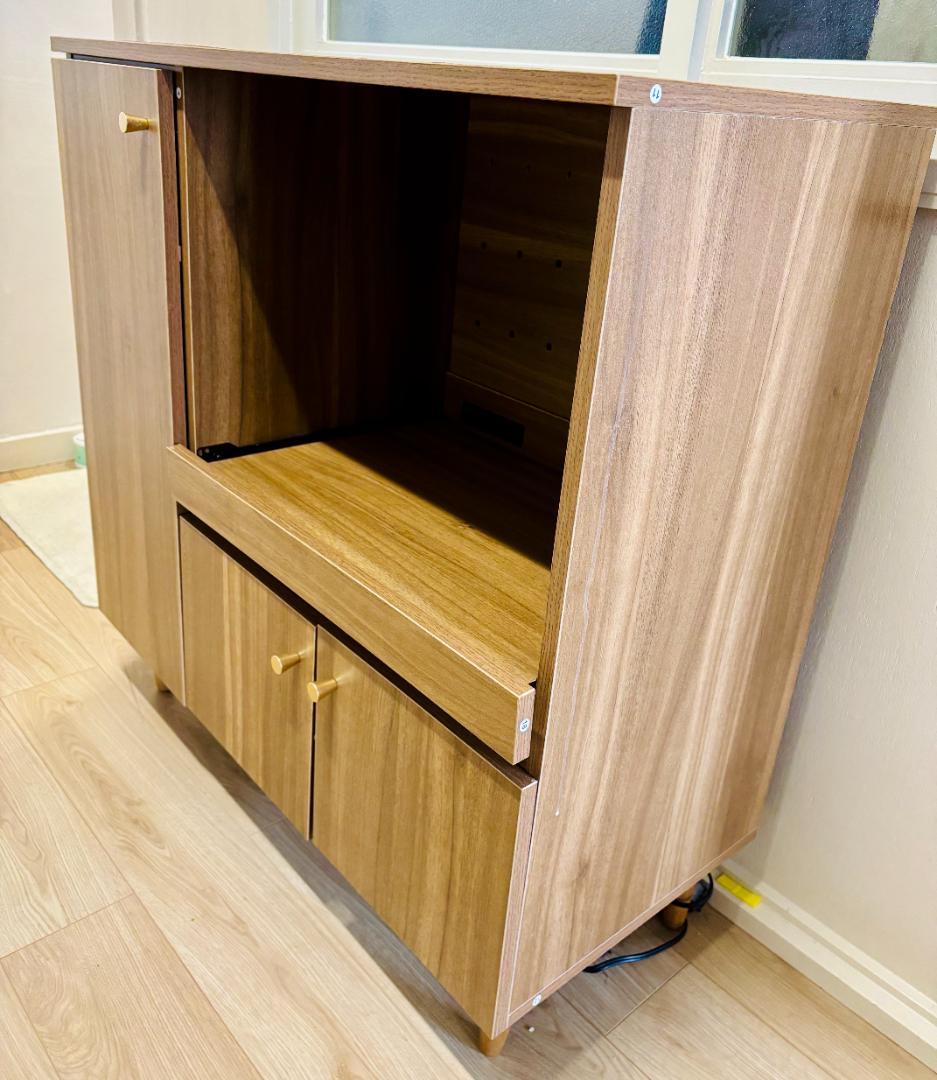 リビンズ キッチンカウンター リュカ【Lucas】前付きレンジ台【YJ】