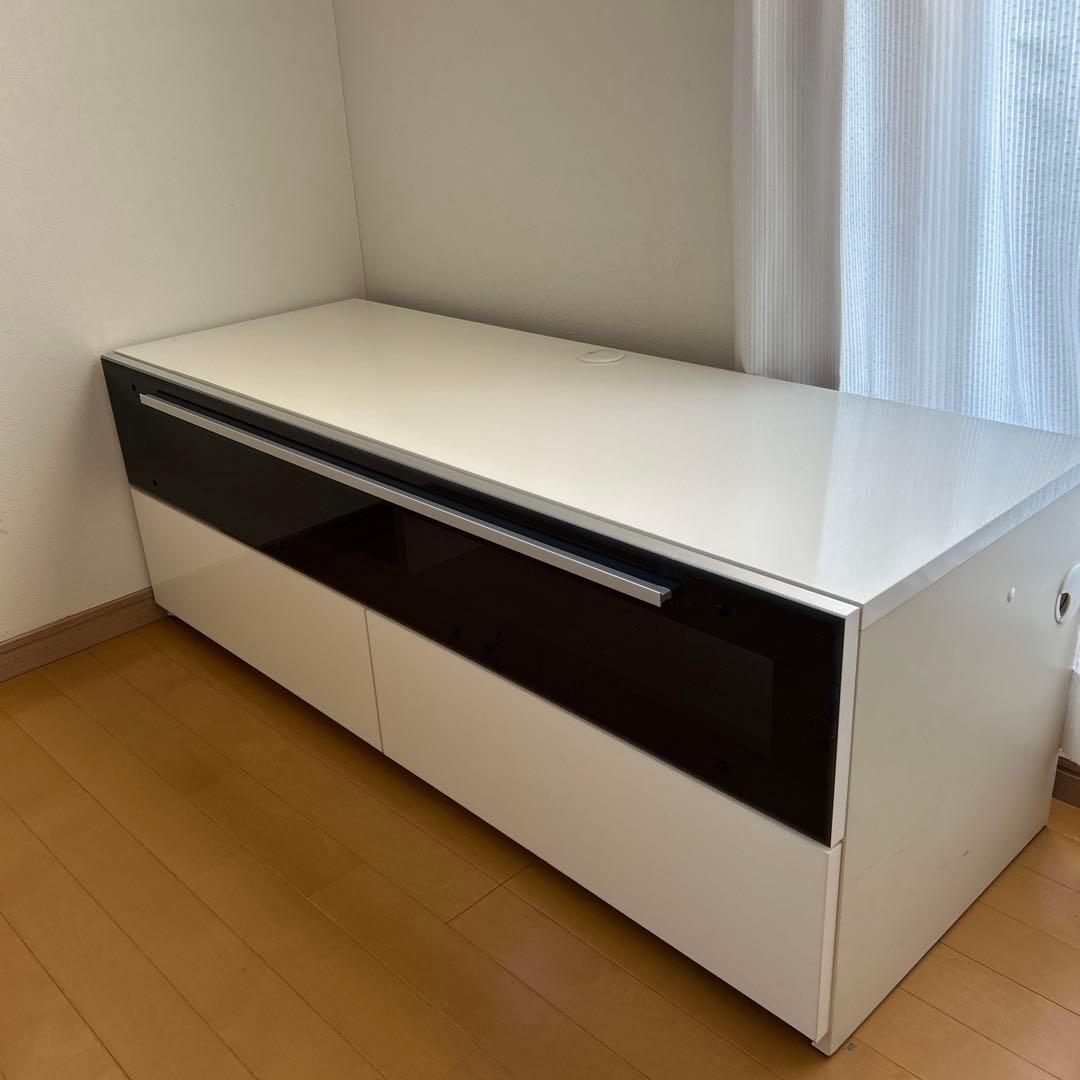 Pamouna テレビボード 120cm幅　パールホワイト