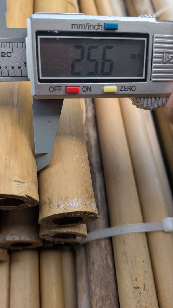 篠笛素材 篠竹 女竹７０本まとめ売り。今季最後