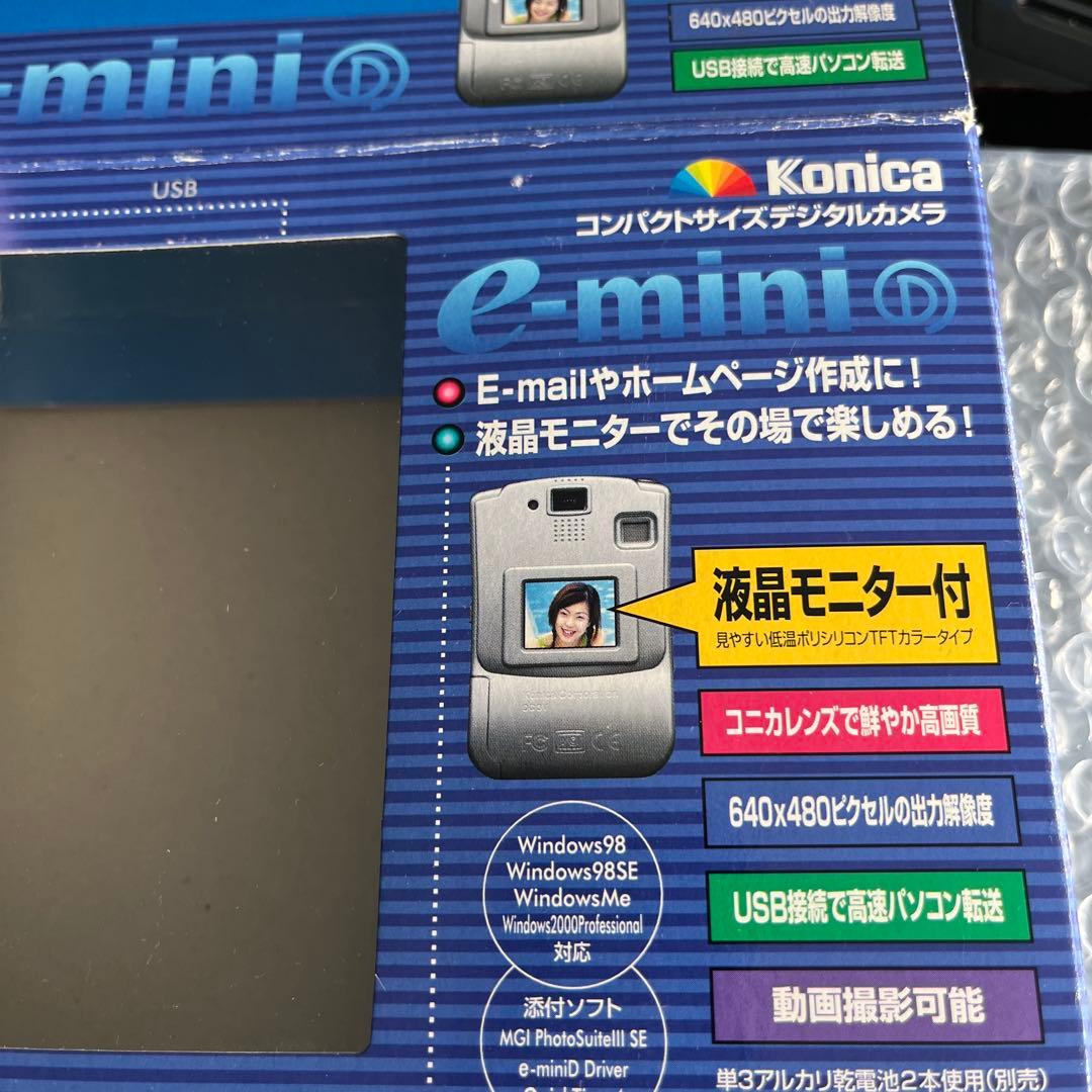 Konica コンパクトサイズデジタルカメラ e-mini D 中古品