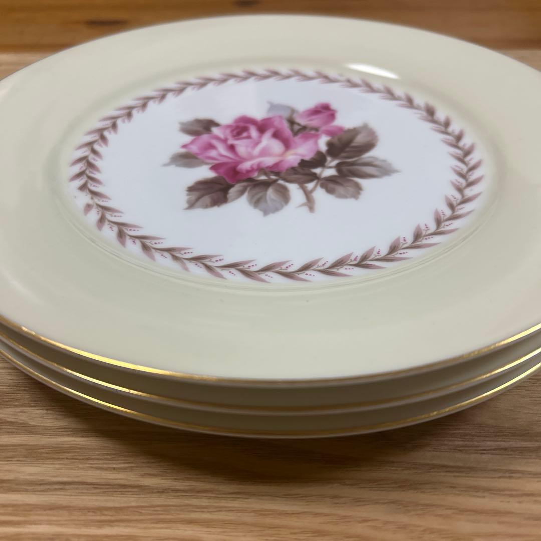オールドノリタケ　ローズモント　ディナープレート　３枚　26.5㎝