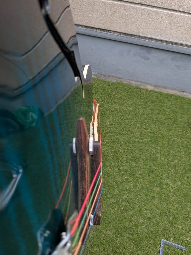 希少カラーS POWER FKRP-39Cアコギ クラシックギター青fホール虎目