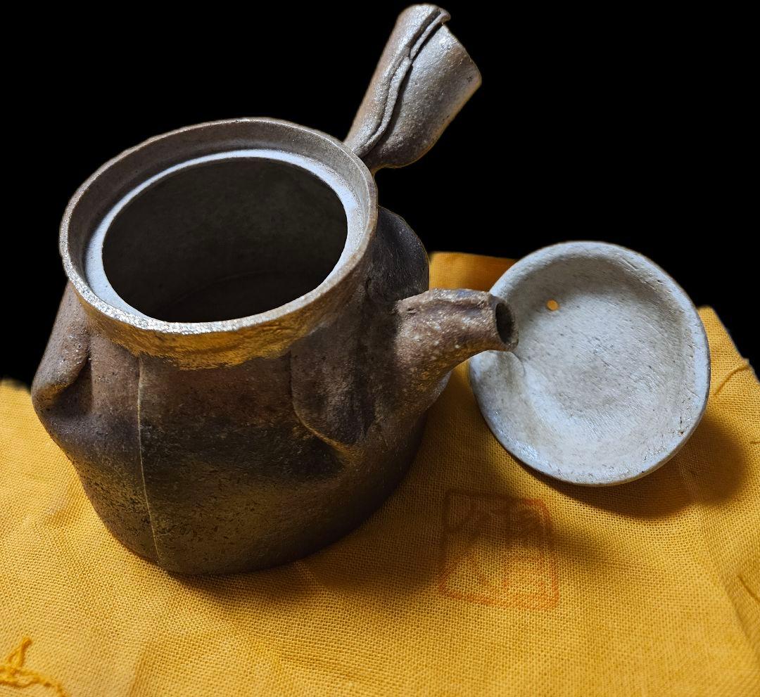 林克次 紫光窯 日展入選多数、三重県知事賞、特許庁長官賞他多数受賞 袋形急須