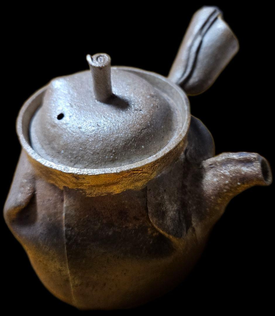 林克次 紫光窯 日展入選多数、三重県知事賞、特許庁長官賞他多数受賞 袋形急須