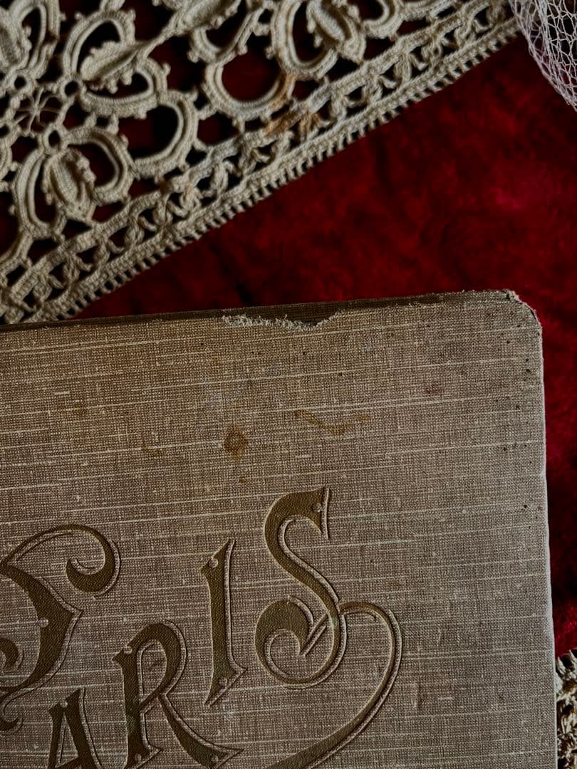 ◆SALEフランスアンティーク1900年初頭パリ写真集ノートルダムルーヴル紙もの