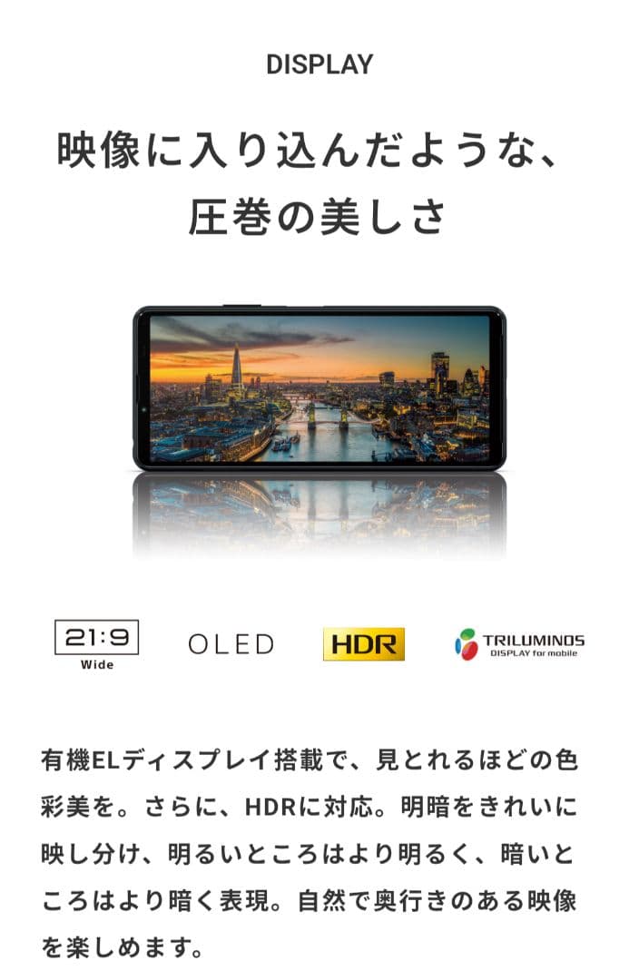 SONY Xperia10 III ホワイト 128 GB ガラスフィルム付